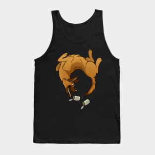 German Shepherd with Tin Cans Tank Top